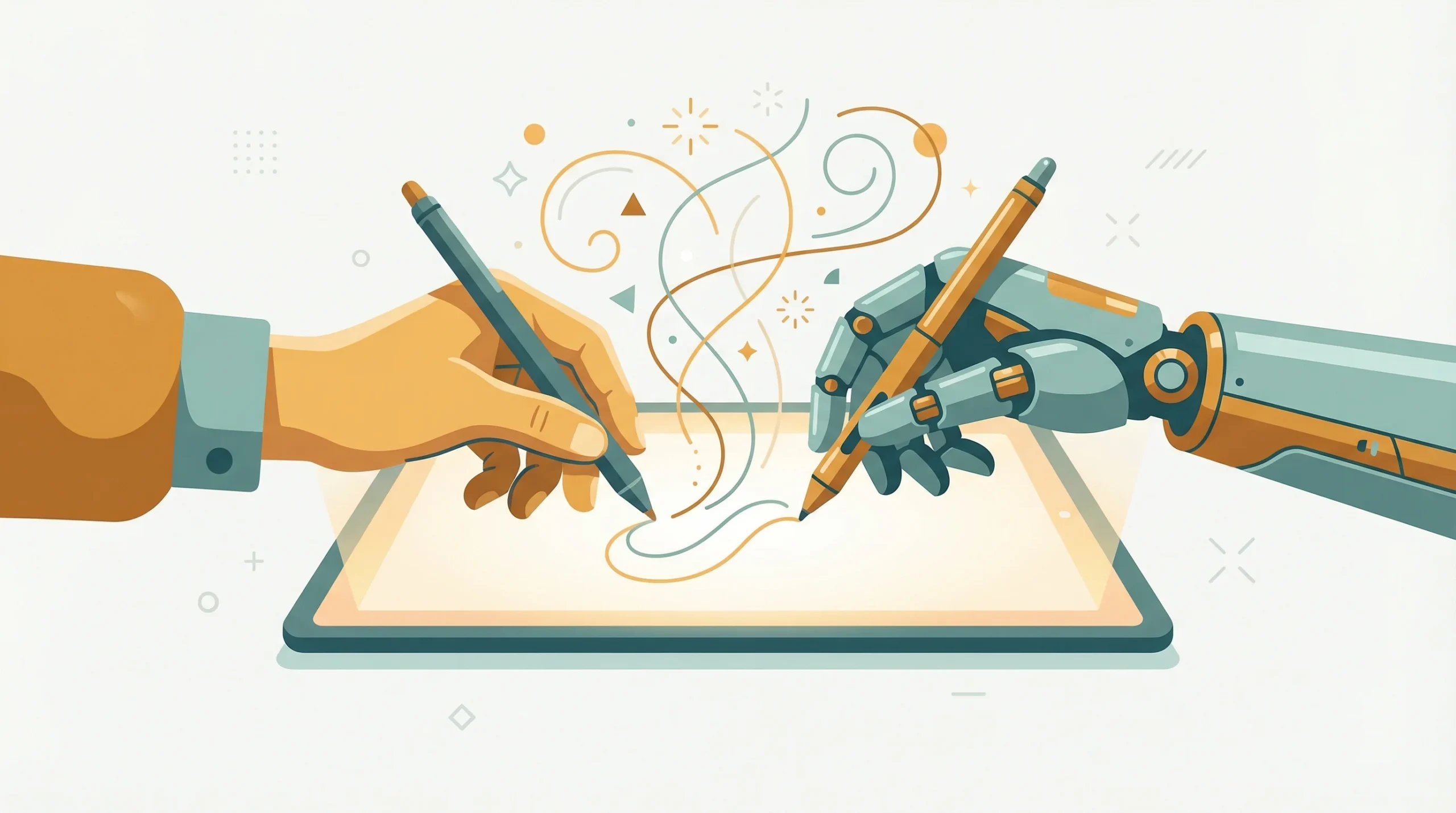 Proceso de creación de contenidos con inteligencia artificial generativa para marketing