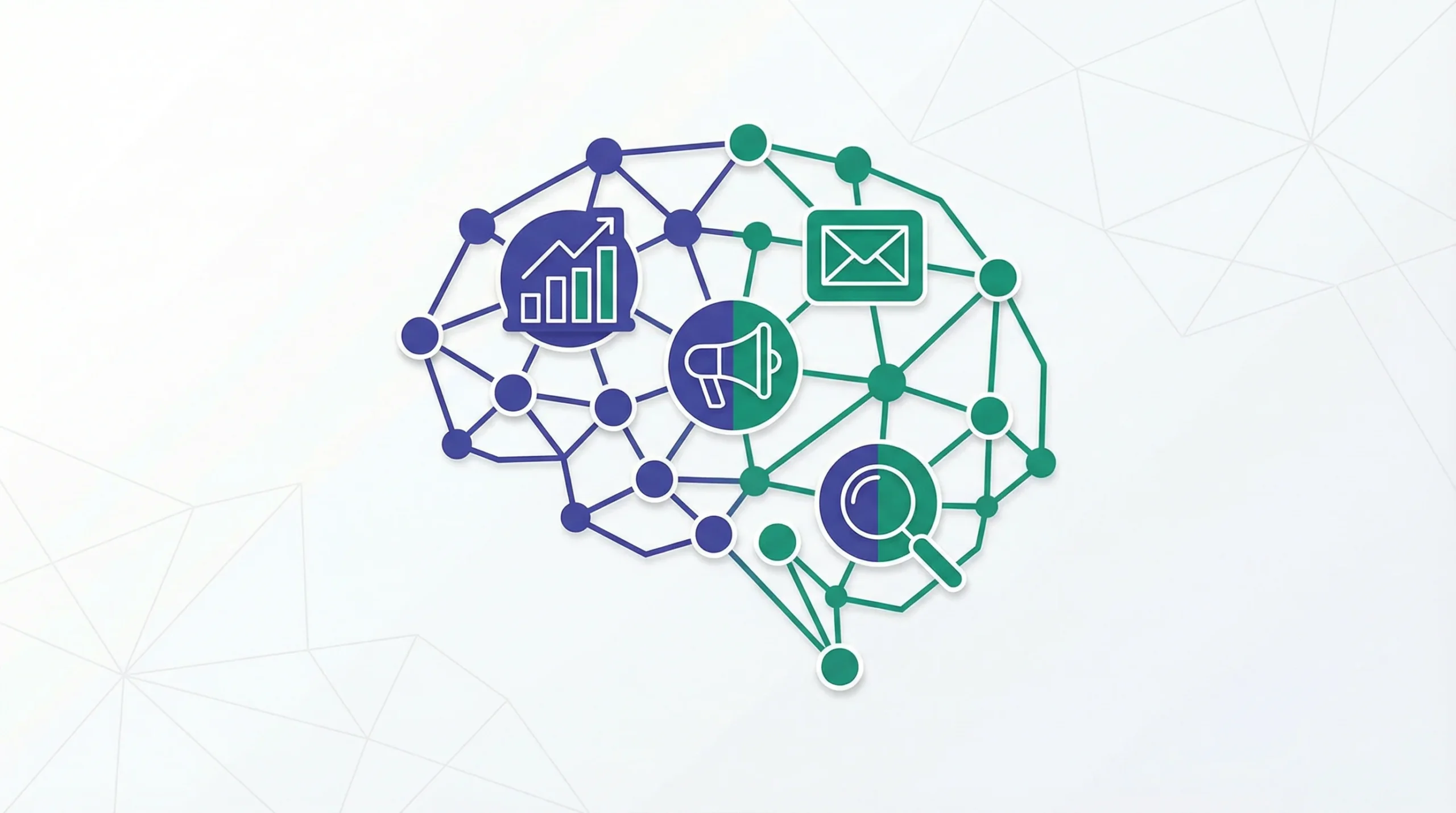 Profesional de marketing digital analizando estrategias de inteligencia artificial en pantalla