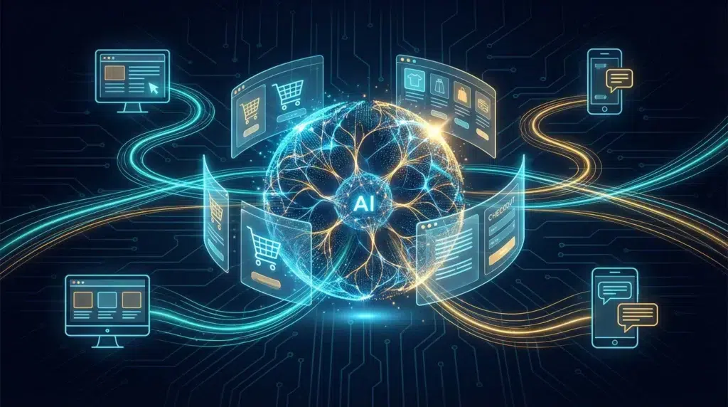 Web agéntica: agentes de IA comprando productos mediante comercio agéntico en 2026